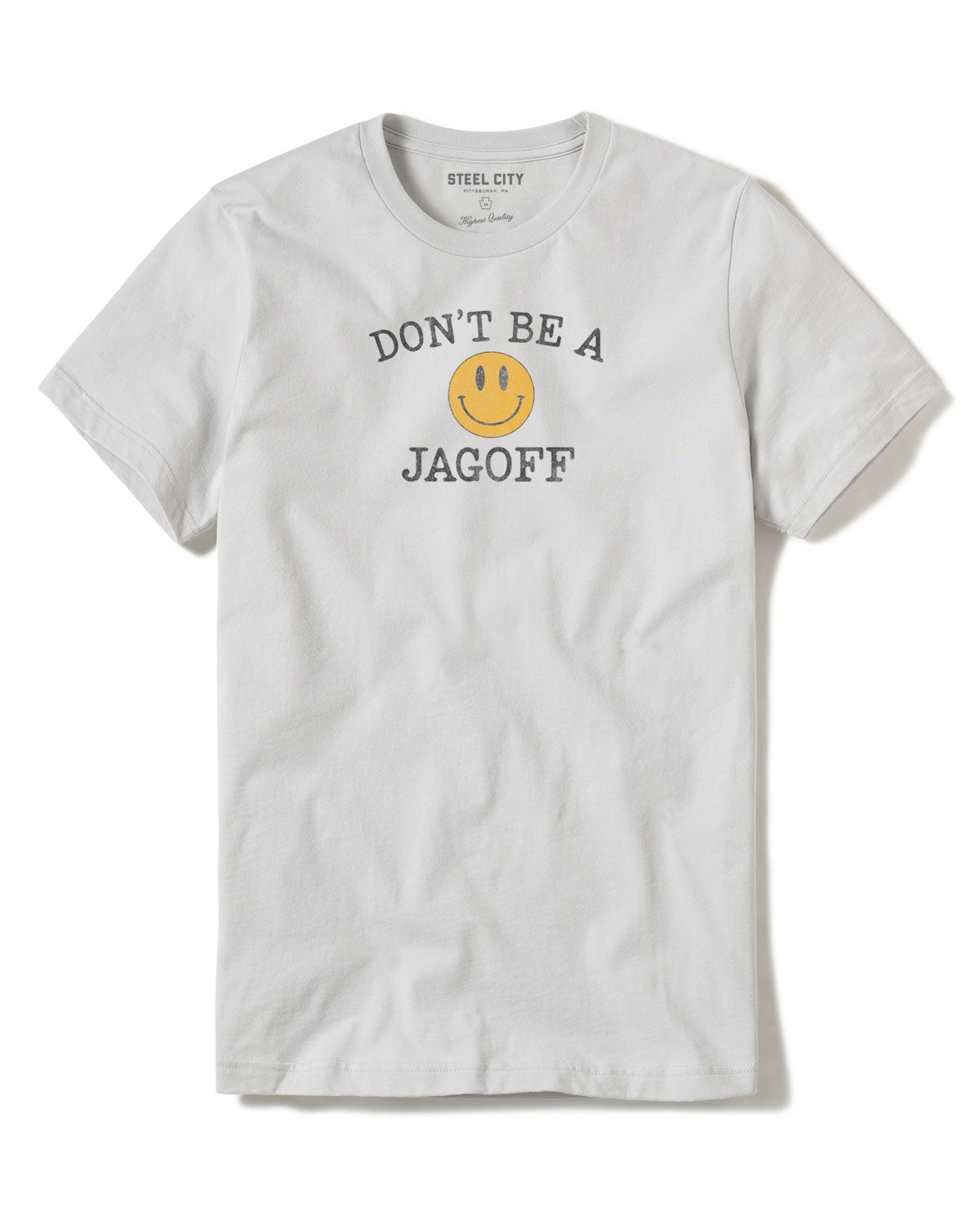 Black and Gold Pittsburgh JAG OFF Next Level Apparel T-shirt 