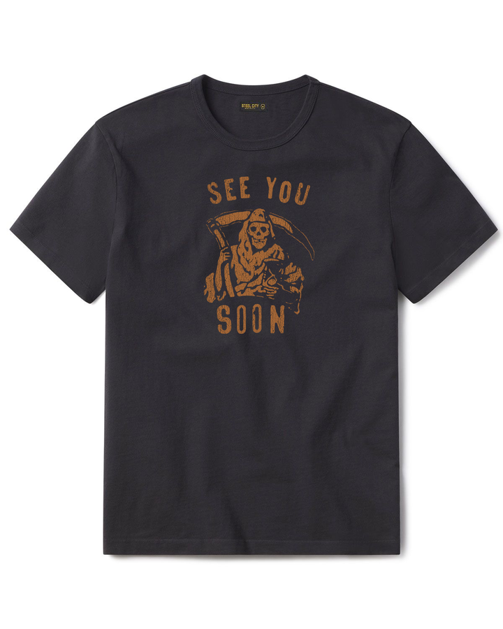 ミュージシャン millennium parade SEE YOU SOON TEE XL See You Soon Tee | Steel City Brand | Vintage Graphic T-Shirt