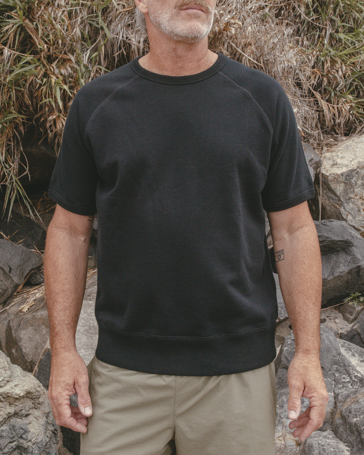 Terry Cloth Short-Sleeve Sweatshirt | Steel City Brand | Midweight 