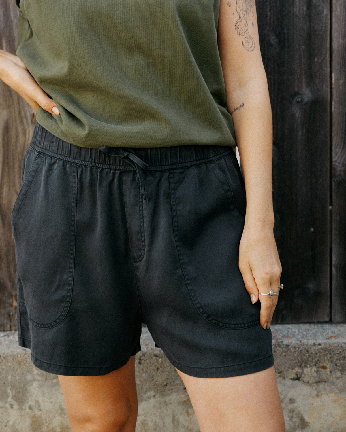 YARD/ SHORTS/ POLY/ BLACK•LARGE Yard Shorts | Steel City Brand | Bottoms | Women's Summer Shorts