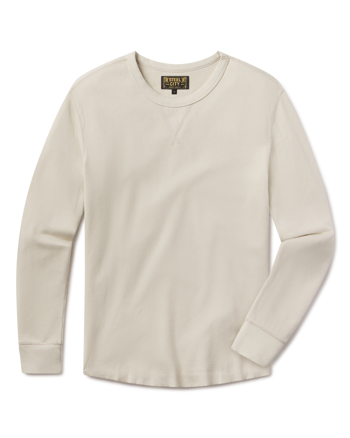 Waffle Long Sleeve Tee | Steel City Brand | Thermal Layering T-Shirt