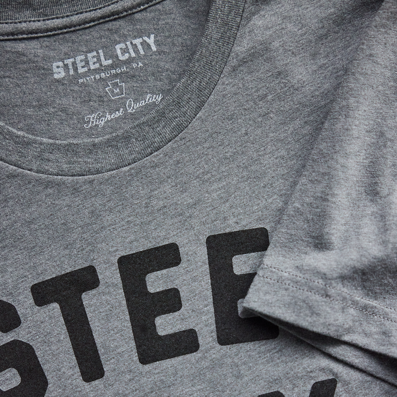Steel City Logo Tee Steel City Brand Vintage Graphic Shirt