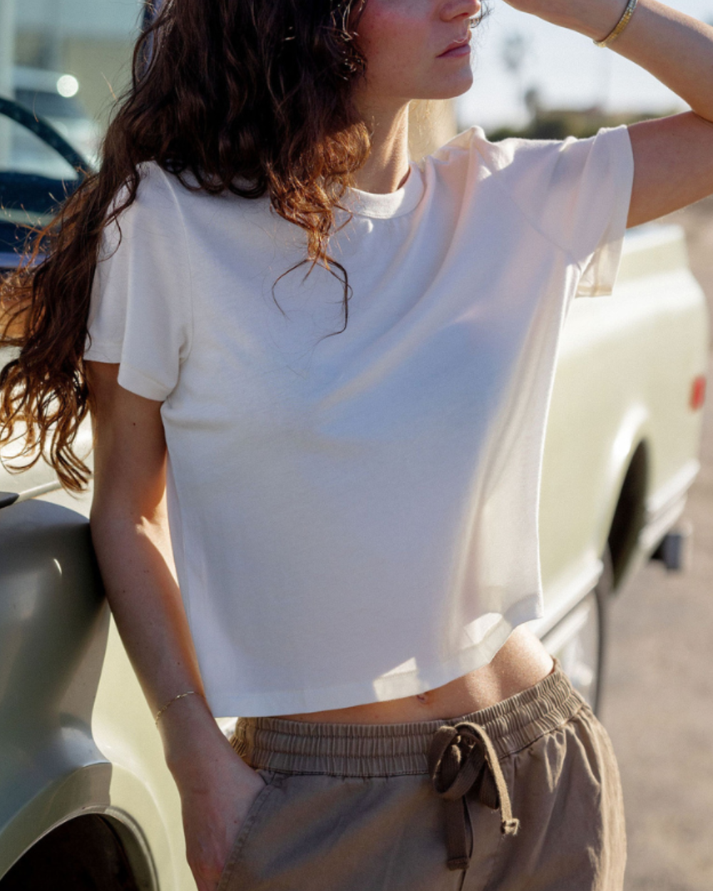 Crop Tee | Steel City Brand | Crop Top Basic T-Shirt | Super Soft