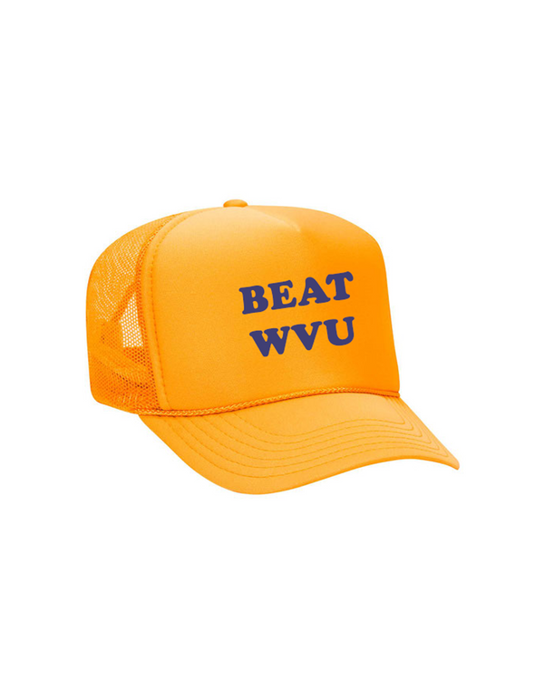 Beat WVU Trucker Hat