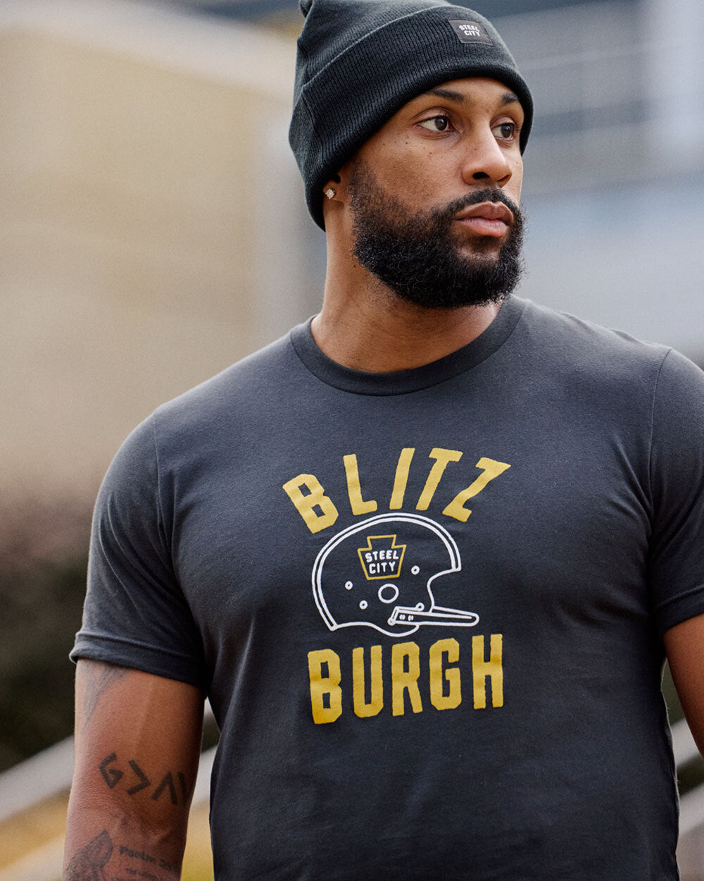 Blitz Burgh T-shirt | Steel City Brand | Pittsburgh Football Tee
