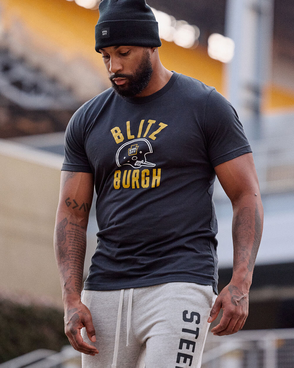Blitz Burgh T-shirt | Steel City Brand | Pittsburgh Football Tee