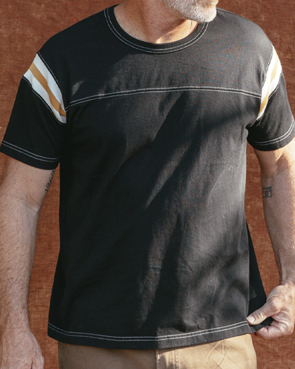 Bruiser Color Block Tee | Steel City Brand | Retro T-Shirt