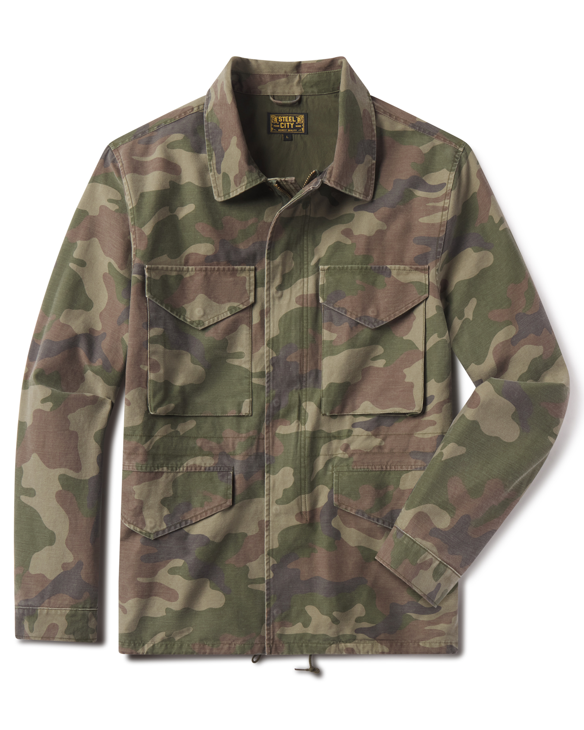 Camo Military Field Jacket | Steel City Brand | Apparel | Outerwear