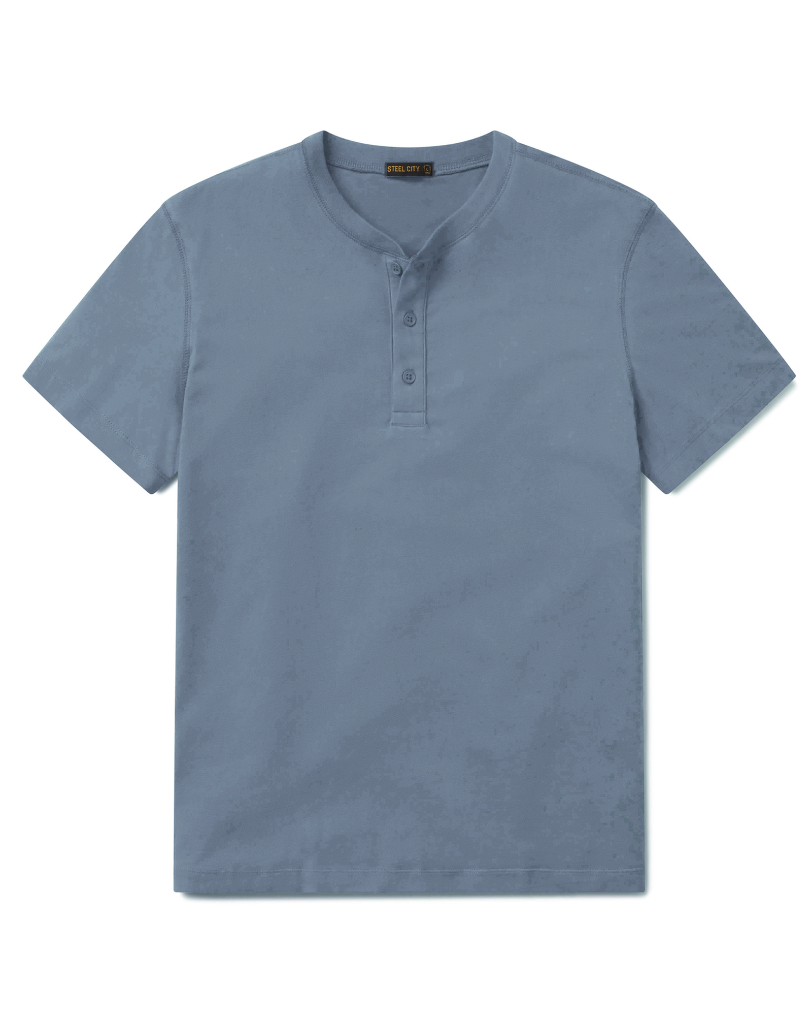 T-shirt Henley Manches Courtes MTL Apparel - Taille M, Coupe Régulière - Neuf Avec étiquettes