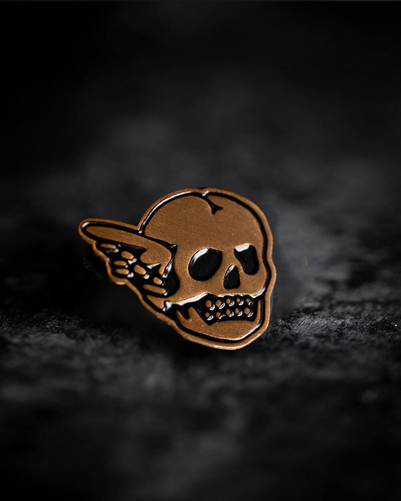 Deadpan Enamel Pin