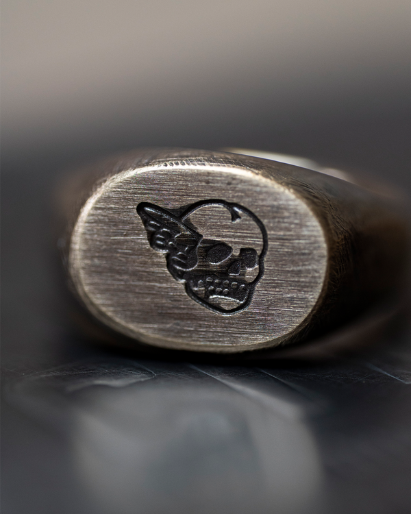 Deadpan Signet Ring