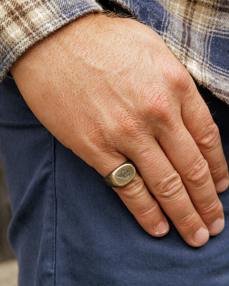 Deadpan Signet Ring