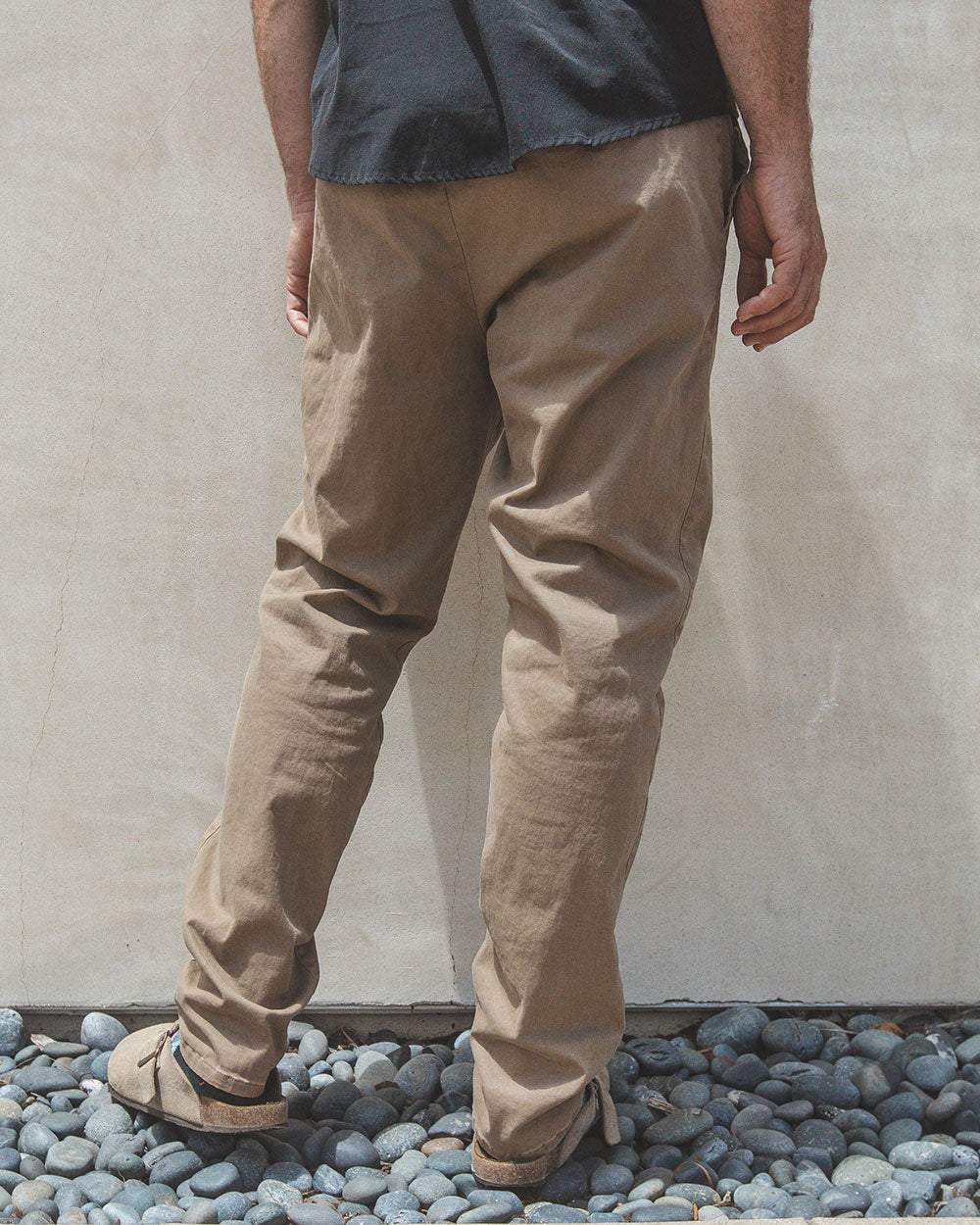 Easy Pants | Relaxed Fit | Elastic Waist Canvas Bottoms | Steel City