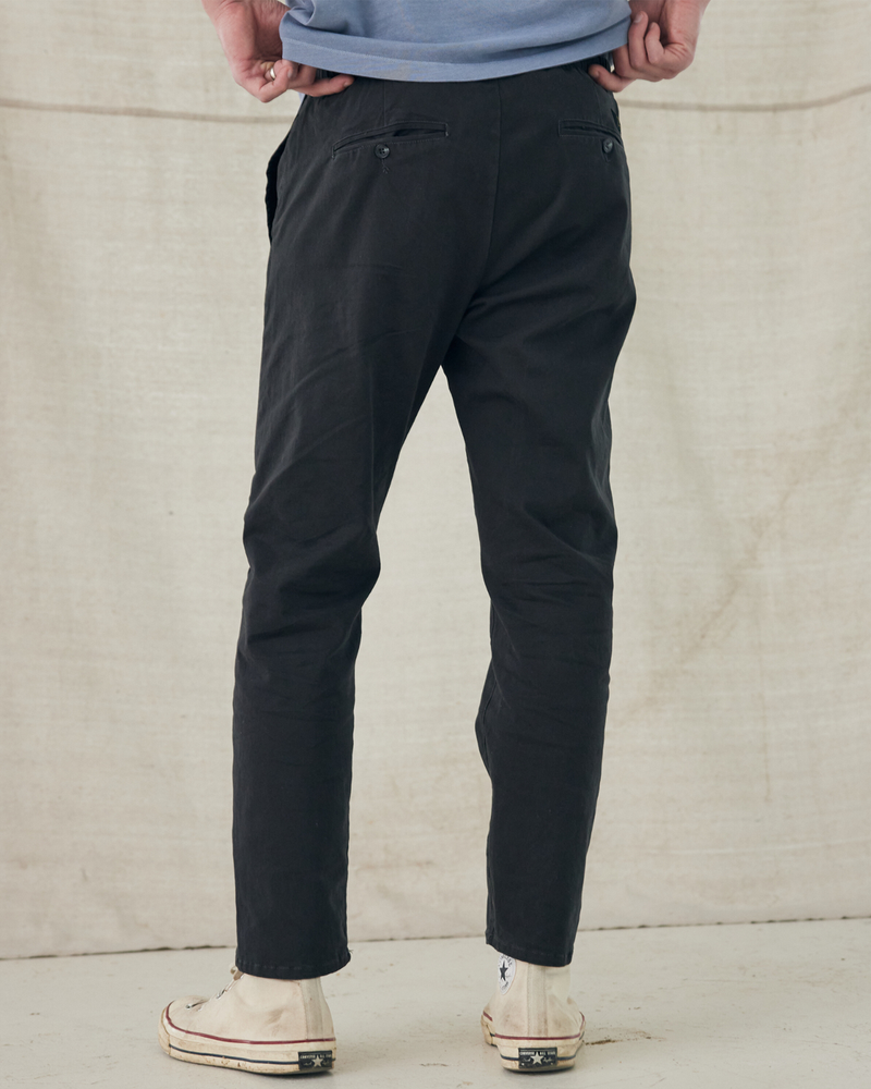 Easy Pants | Relaxed Fit | Elastic Waist Canvas Bottoms | Steel City