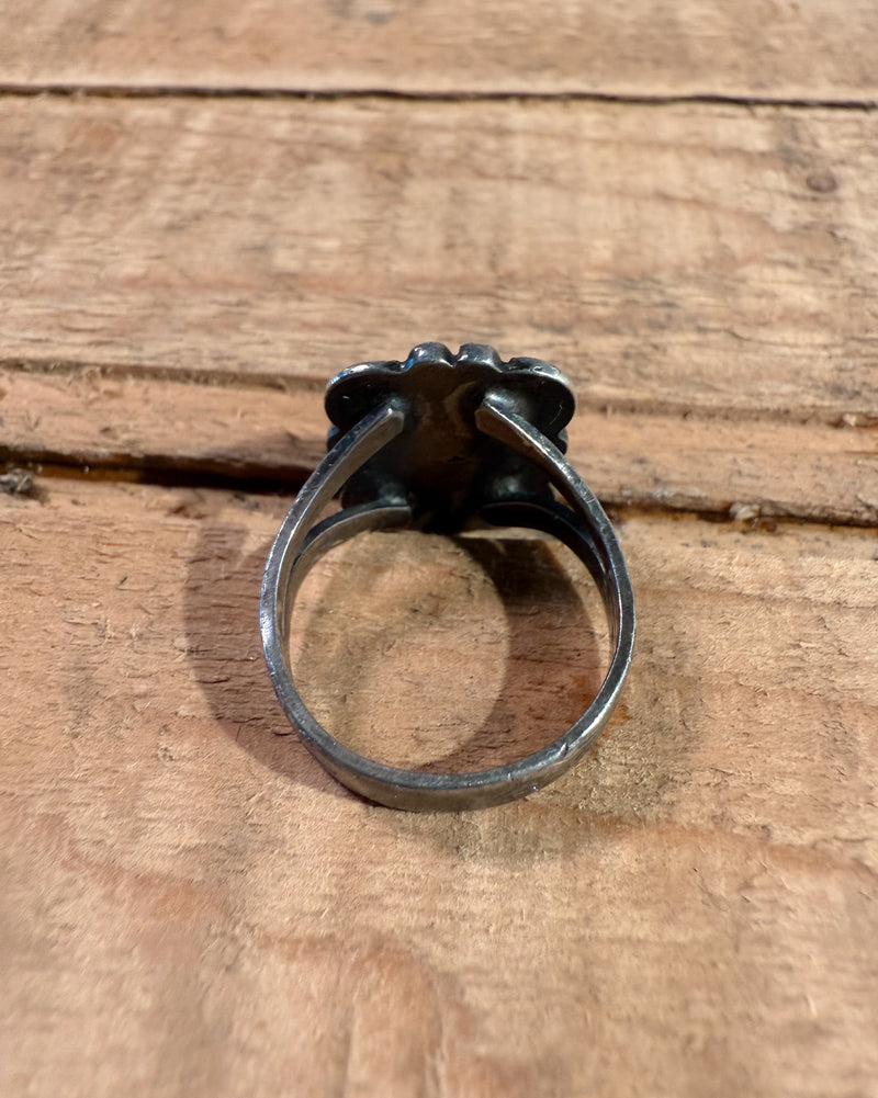 Sterling Silver Navajo Jade Ring