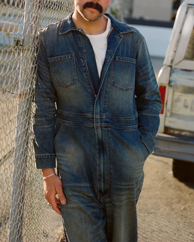Mechanics Denim Coverall | Mid-weight Standard Fit | Steel City Brand