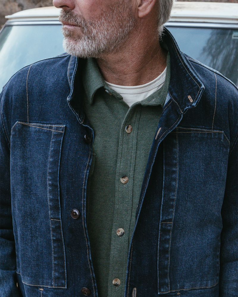 Nomad Denim Chore Jacket | Steel City Brand | Vintage Jean Coat
