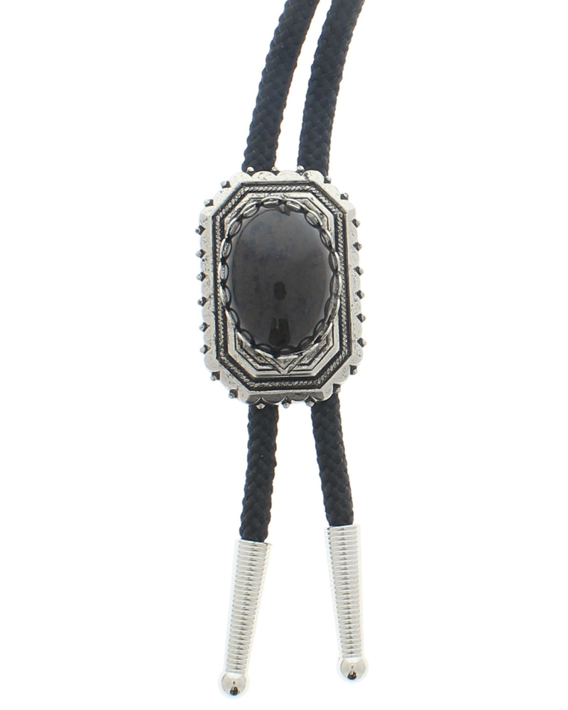 Southwest Bolo Tie, Antique Silver Finish