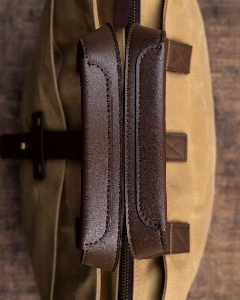 Waxed Canvas Tote Bag