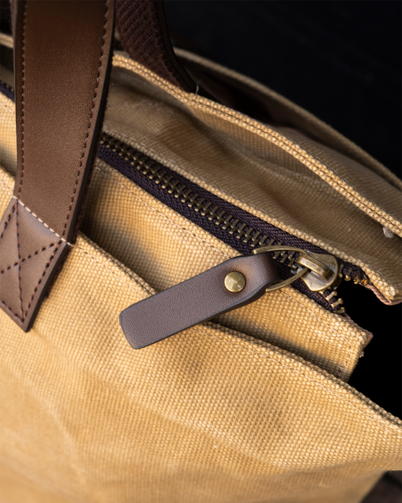 Waxed Canvas Tote Bag