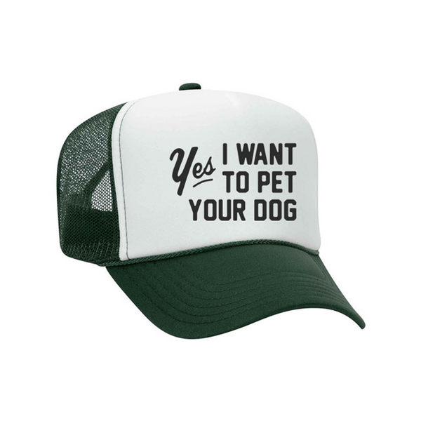 Can I Pet Your Dog? Cap Black