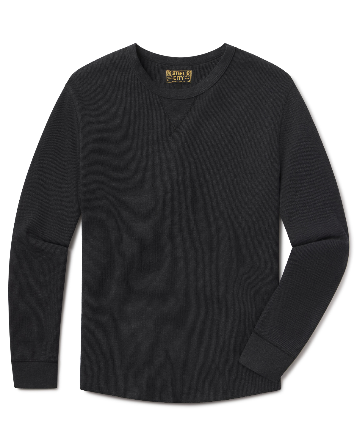 Waffle Long Sleeve Tee | Steel City Brand | Thermal Layering T-Shirt