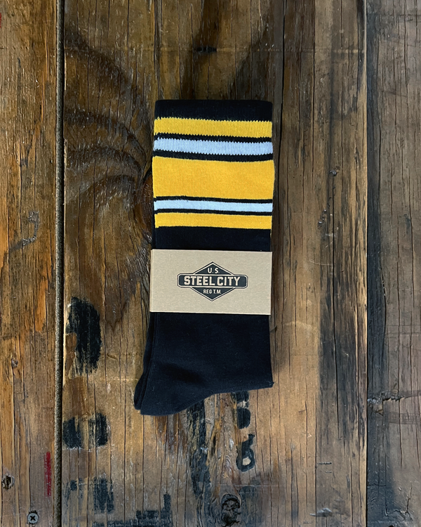 Pittsburgh Steelers Strideline Strapped Fit 2.0 Socks - Steel City