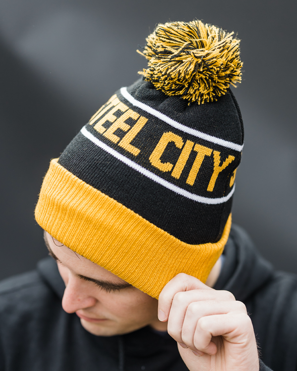 Stock Car Wool Hat | Black | Pittsburgh Hats | Gifts | Steel City | Pittsburgh Gifts