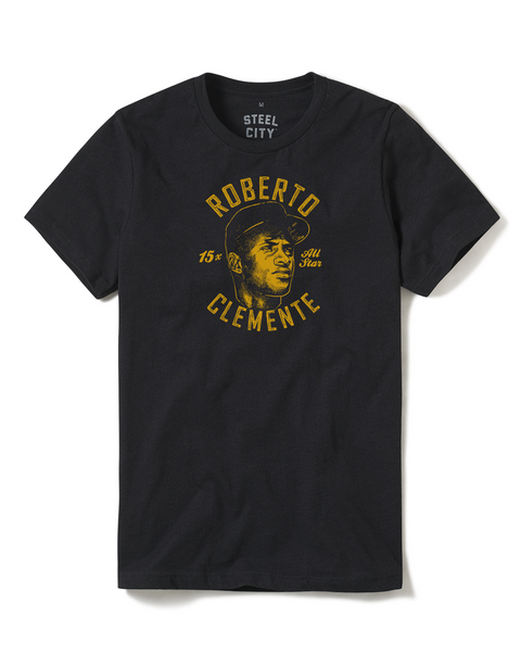 OFFICE: SPORT AND ICON Roberto Clemente Baseball Black Tee Shop