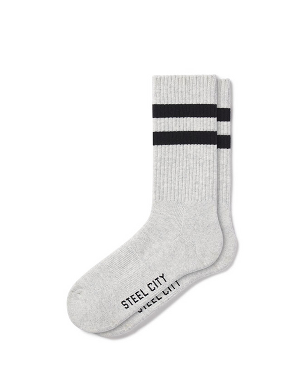 Striped Gray Socks