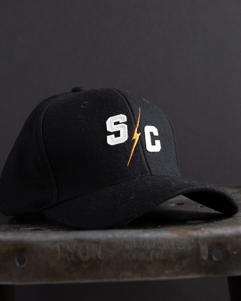 Stock Car Wool Strapback Hat | Gray | Pittsburgh Hats | Gifts | Steel City | Pittsburgh Gifts