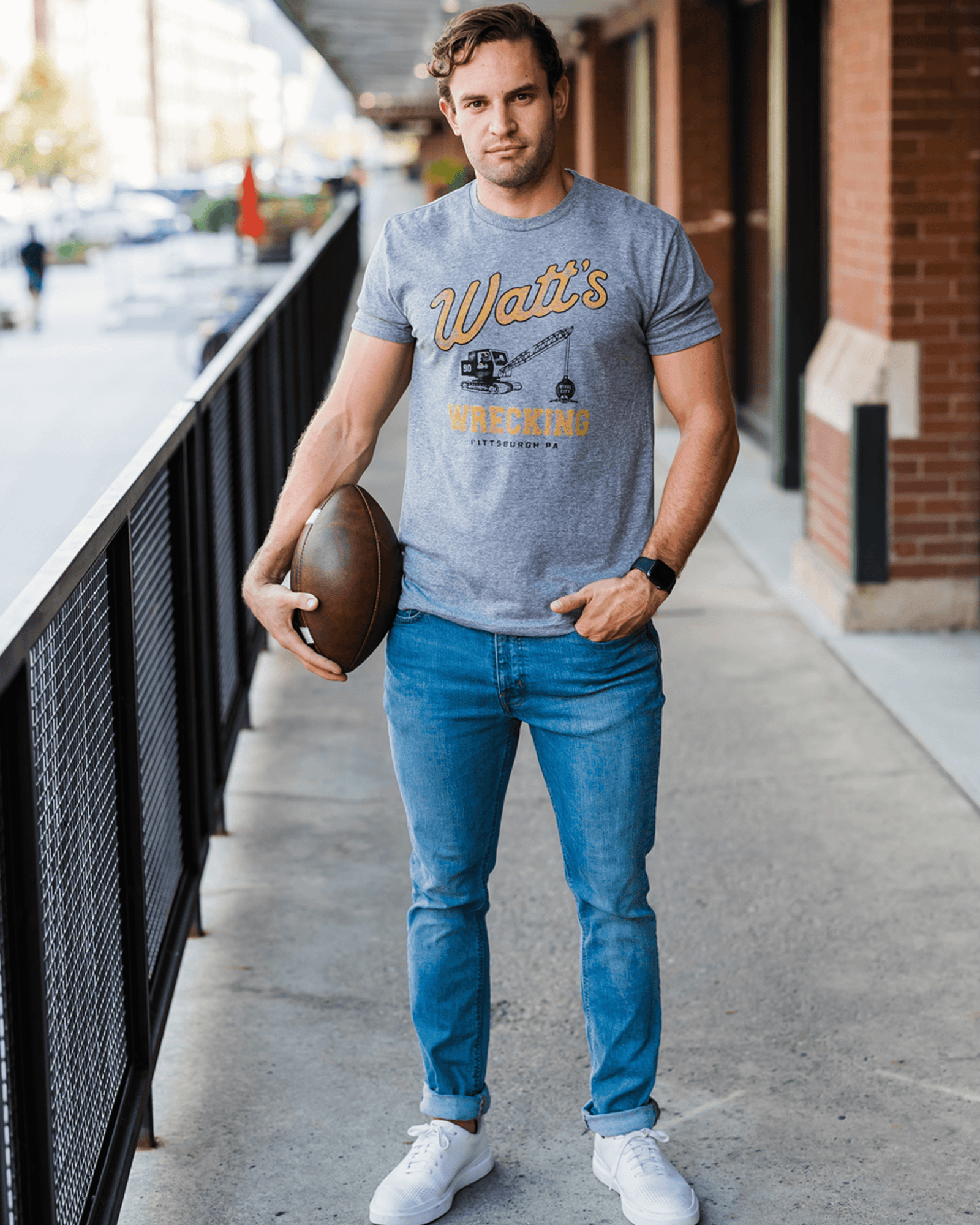 Watt's Wrecking T-shirt | Steel City | Pittsburgh Football Tee