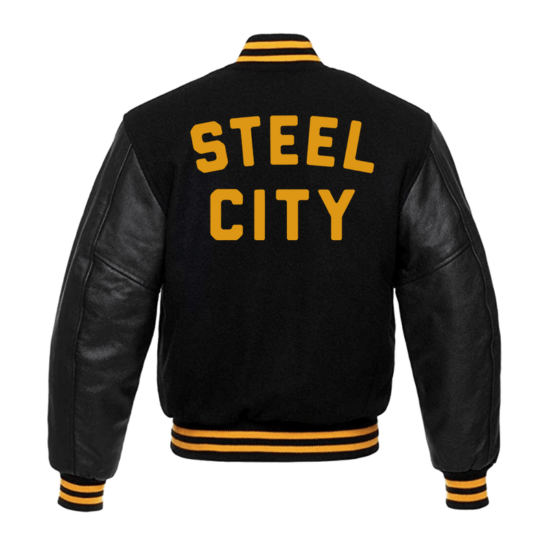 Steel City Letterman Jacket | Steel City Brand | Vintage Varsity Coat
