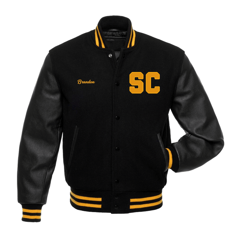 Gold 2025 letterman jacket
